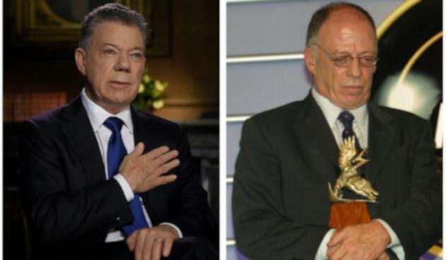 Juan Manuel Santos y Enrique Santos Juan Manuel Santos y Enrique Santos