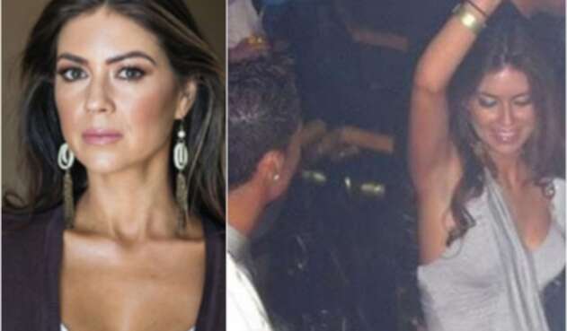 Kathryn Mayorga, denunciante de Cristiano Ronaldo. A la derecha juntos en Las Vegas (Estados Unidos)