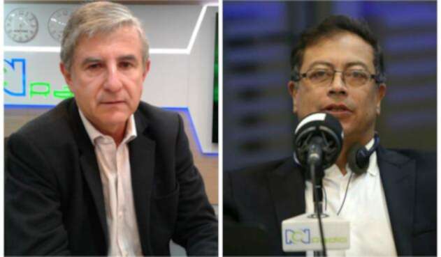Luis Gonzalo Morales y Gustavo Petro
