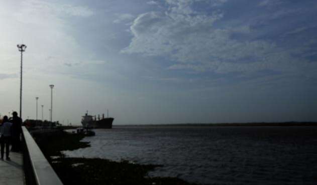 El malecón de Barranquilla