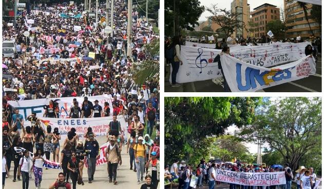 Marchas de estudiantes