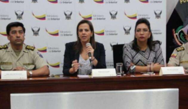 Maria Paula Romo, ministra del Interior de Ecuador habla sobre venta de armas a alias Guacho