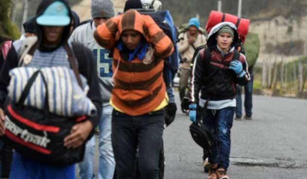 Migrantes venezolanos en Colombia