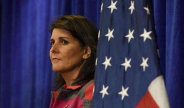 Nikki Haley, embajadora de Trump en la ONU Nikki Haley, embajadora de Trump en la ONU