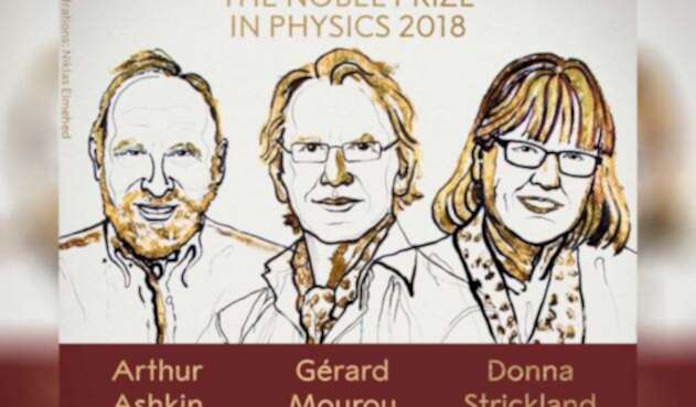 Arthur Ashkin, Gérard Mourou y Donna Strickland ganan Nobel en Física Arthur Ashkin, Gérard Mourou y Donna Strickland ganan Nobel en Física