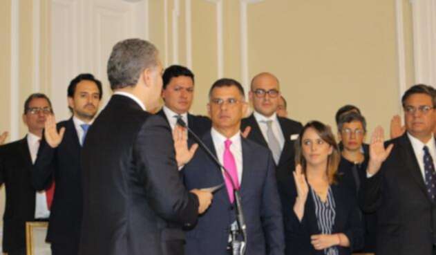 El nuevo director del Invima asumió su cargo ante el Presidente Iván Duque.