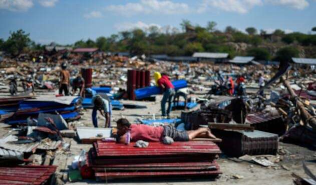 Palu, una ciudad de 350.000 habitantes situada a unos 80 kilómetros del epicentro del terremoto