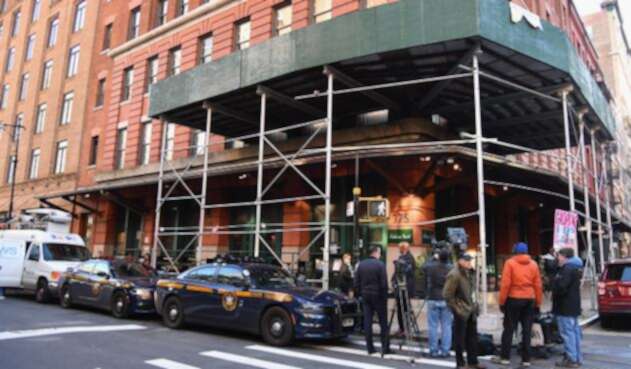 Las autoridades en Nueva York, en inmediacioens del restaurante de Robert de Niro
