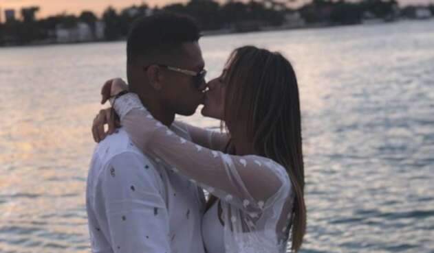 Sara Uribe y Freddy Guarín