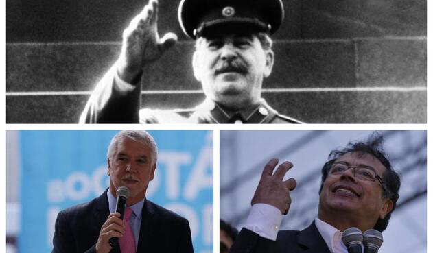 Stalin, Peñalosa y Petro Stalin, Peñalosa y Petro