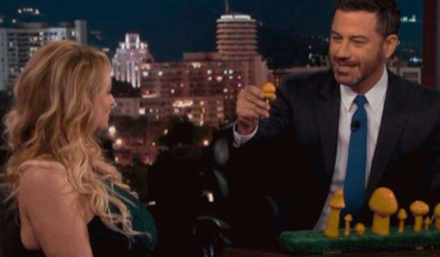 Jimmy Kimmel y Stormy Daniels se burlan de Trump