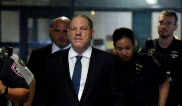 Harvey Weinstein al llegar a la Suprema Corte estatal de Manhattan. Harvey Weinstein al llegar a la Suprema Corte estatal de Manhattan.