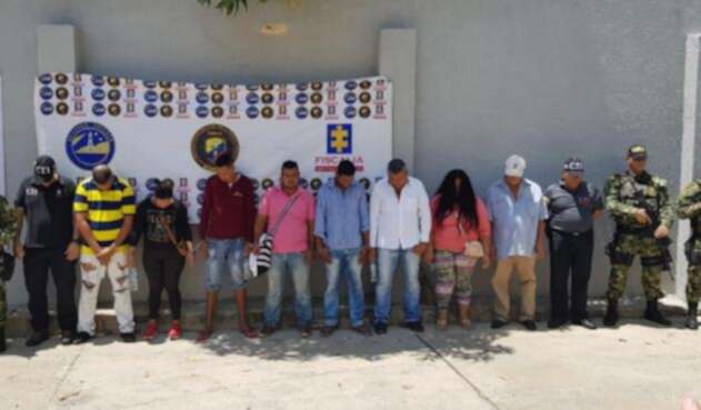 Los capturados cometían extorsiones y otros delitos en la Costa
