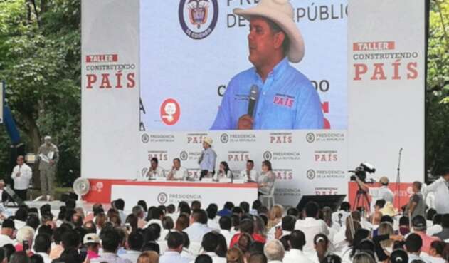 Presidente Iván Duque, en Garzón, Huila.
