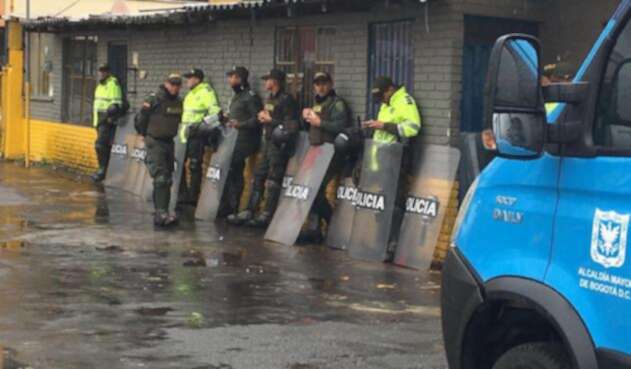 Policía toma posesión del parqueadero del Distrito, en El campín