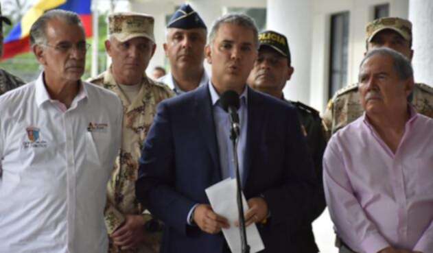 El mandatario pidió al ELN cesar sus acciones criminales.