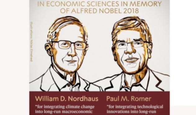 William D. Nordhaus y Paul M. Romer, galardonados con el Premio Nobel de Economía 2018