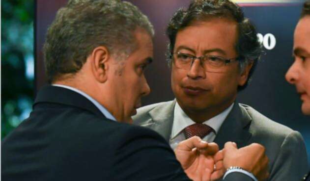 Iván Duque y Gustavo Petro. Iván Duque y Gustavo Petro.