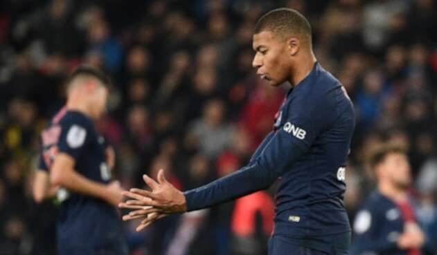 Kylian Mbappé, jugador francés del PSG de ascendencia camerunesa y argelina