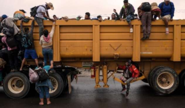 Caravana migrantes centroamericanos