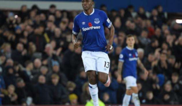 Yerry Mina, central colombiano del Everton inglés Yerry Mina, central colombiano del Everton inglés