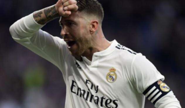 Sergio Ramos, central español del Real Madrid