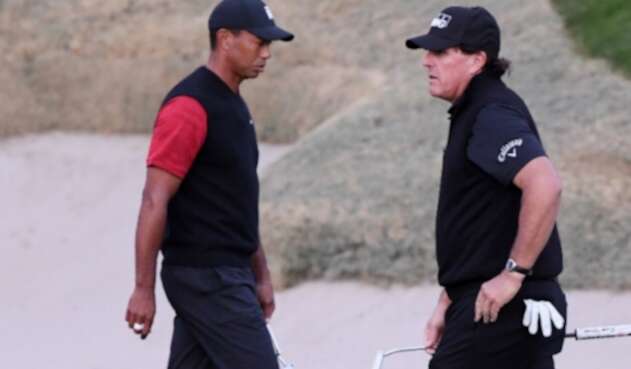 Tiger Woods y Phil Mickelson