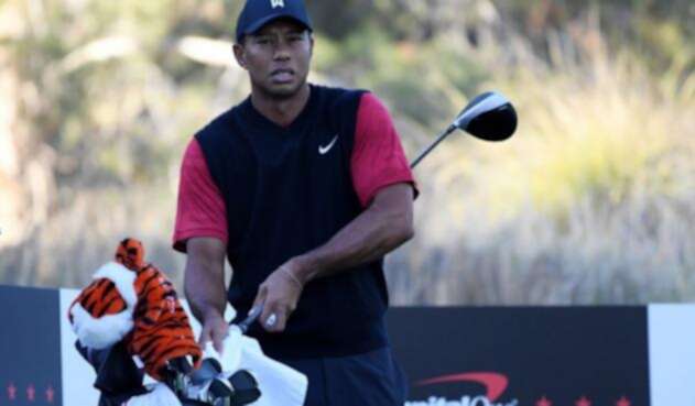El golfista Tiger Woods El golfista Tiger Woods