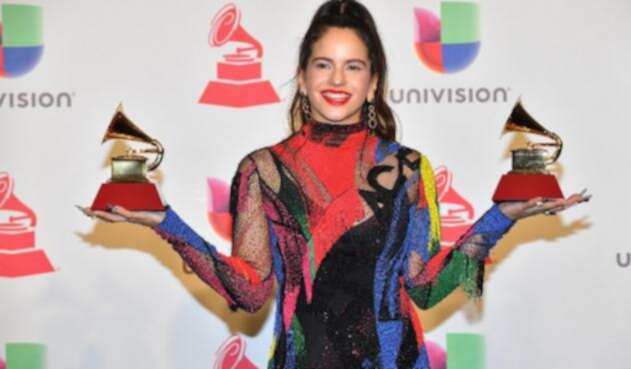 Rosalía en los Grammy Latinos Rosalía