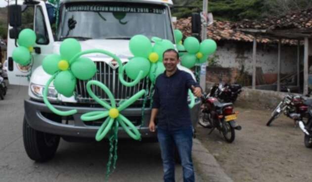 Carlos Ruber Mora, Alcalde del municipio de Sucre, Cauca Alcalde de Sucre, Cauca