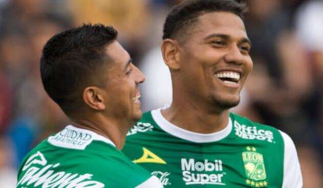 Alex Mejía, mediocampista colombiano que juega en El León de México