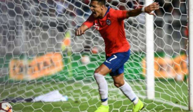 Alexis Sánchez, delantero chileno, tras fallar un penal