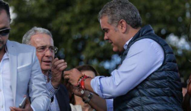 Álvaro Uribe e Iván Duque Álvaro Uribe e Iván Duque