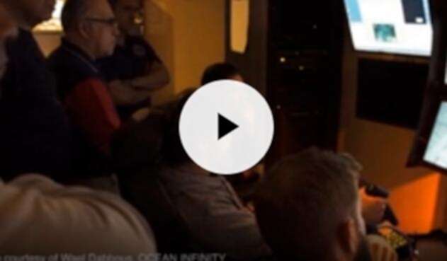 El momento del hallazgo del submarino Ara San Juan