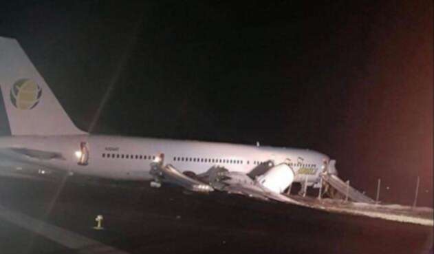 Avión Guayana aterrizaje emergencia
