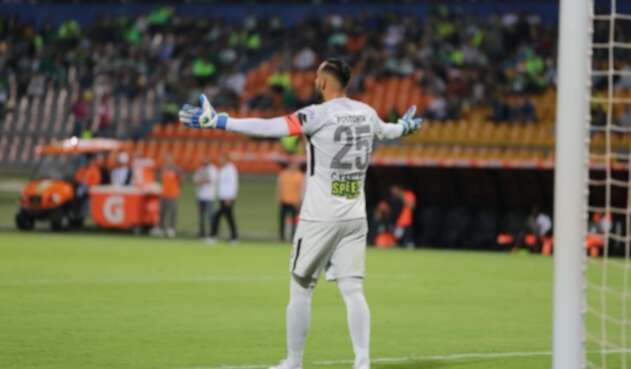 Christian Vargas, portero de Nacional
