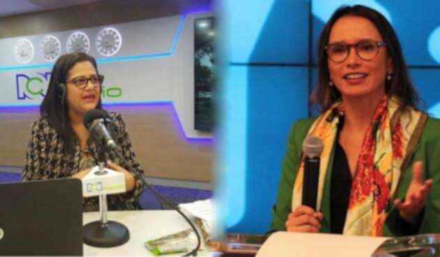 Carmen Teresa Castañeda y María Consuelo Araujo