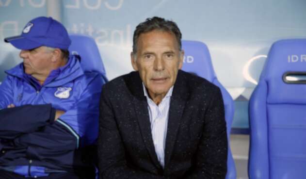 Miguel Russo, en el banco de Millonarios