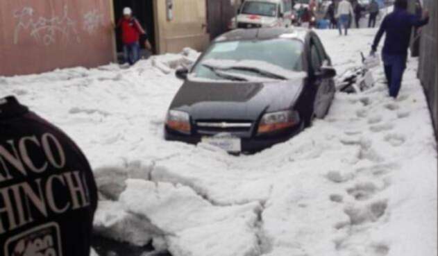 Granizada en Quito Granizada en Quito