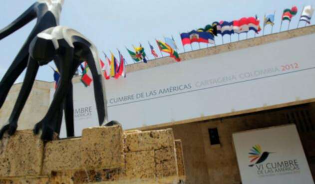 VI Cumbre de las Américas se celebró en abril de 2012 en Cartagena. VI Cumbre de las Américas se celebró en abril de 2012 en Cartagena.