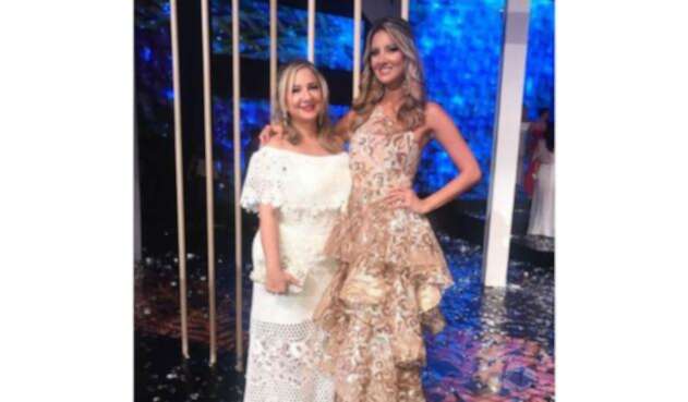 Daniella Álvarez presentando Señorita Colombia 2019