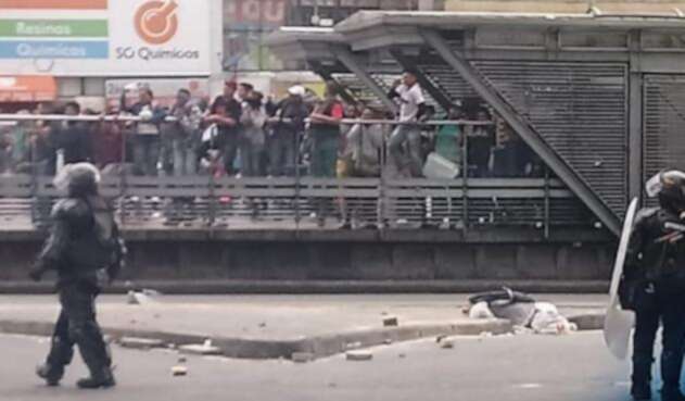 Disturbios en la Avenida Jiménez
