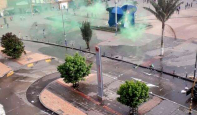Disturbios en San Victorino