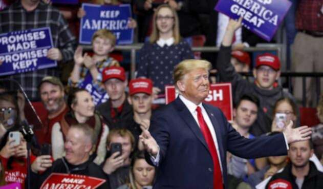Donald Trump en campaña en elecciones legislativas