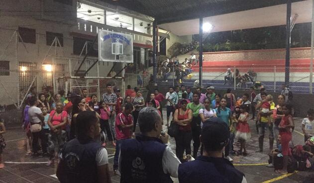 Defensoría del Pueblo atiende a personas desplazadas en el Catatumbo.