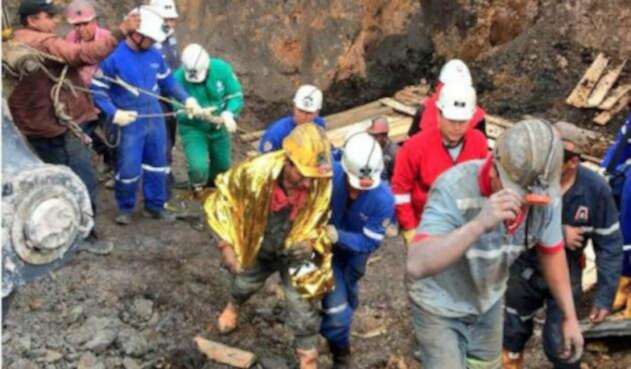 Mineros en Lenguazaque Mineros en Lenguazaque