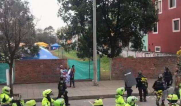 Enfrentamiento en campamento de venezolanos