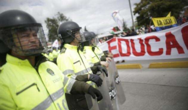 Enfrentamientos en marchas del 28 de noviembre