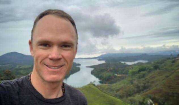 Chris Froome en Colombia Chris Froome en Colombia