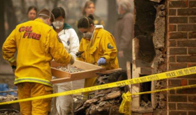 Incendios en California Los rescatistas continúan la búsqueda de víctimas del "Camp Fire", el incendio más letal en la historia del estado.